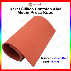 Karet Silikon Alas Mesin Press Kaos ukuran 23 x 30 cm - Silicon Rubber