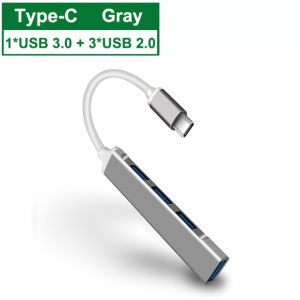 HUB Type C USB 3.0 4in1 Bộ Chia 4 Cổng USB-C Sang USB 3.0 Cáp Chuyển Đổi OTG Cho Máy Vi Tính Máy Tính Xách Tay Máy Tính Xách Tay Điện Thoại Type C