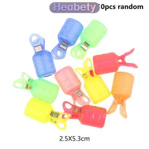 Heabety  10 cái nắp bảo vệ móc câu Mực hộp lưu trữ tôm nắp đậy móc đuôi câu cá nắp an toàn bằng nhựa