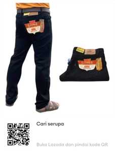Celana panjang Jeans Denim Lea Pria Standar Reguler Premium Terbaru Ukuran 27-38 Bahan Denim Premium