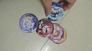 5Pcs/Set Hot Game Love and Deepspace Button Brooch Sleep Series Cartoon Role Xavier Zayne Rafayel ralayo Sylus Caleb Badge Lapel Pins Clothing Backpack Accessories