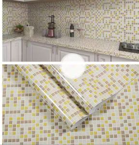 kakala  5 meters x 40cm self adhesive kitchen and bathroom sticker wallpaper waterproof heatproof