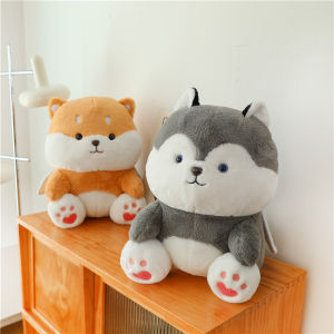 Gấu Bông Chó Thiên Thần Shiba Ngồi - Chó Nhồi Bông 2 Màu Hottrend