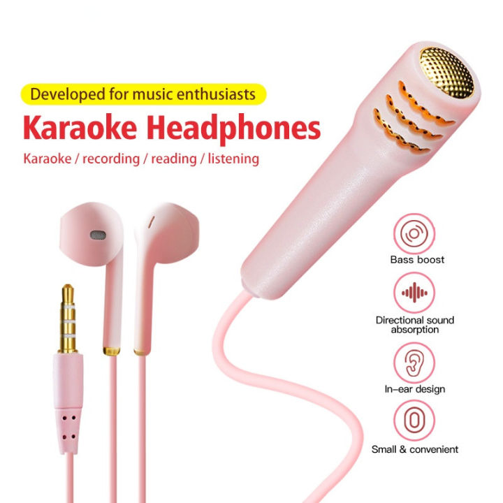 Starmaker Best Earphones For Singing Headphones With Mic For
