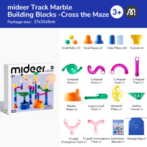 Mideer Track Ball Blocks - Crossing the Maze