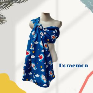 gendongan bayi cukin selembaran tanpa ring / kain jarik modern motif  karakter animal dan salur