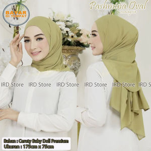 Hijab Pashmina OVAL / Kerudung Pashmina OVAL Ceruty Babydoll Premium / Jilbab Pashmina bagian Belakang Oval Ukuran 175cmx75cm Pashmina Polos Ceruty polos Motif Terbaru Hijab Terbaru Kekinian Modern Kerudung Polos WARNA TERLENGKAP