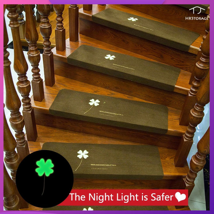 HKStorage 55*22cm 35 leaf Grass Selfadhesive Luminous Nonslip Stair