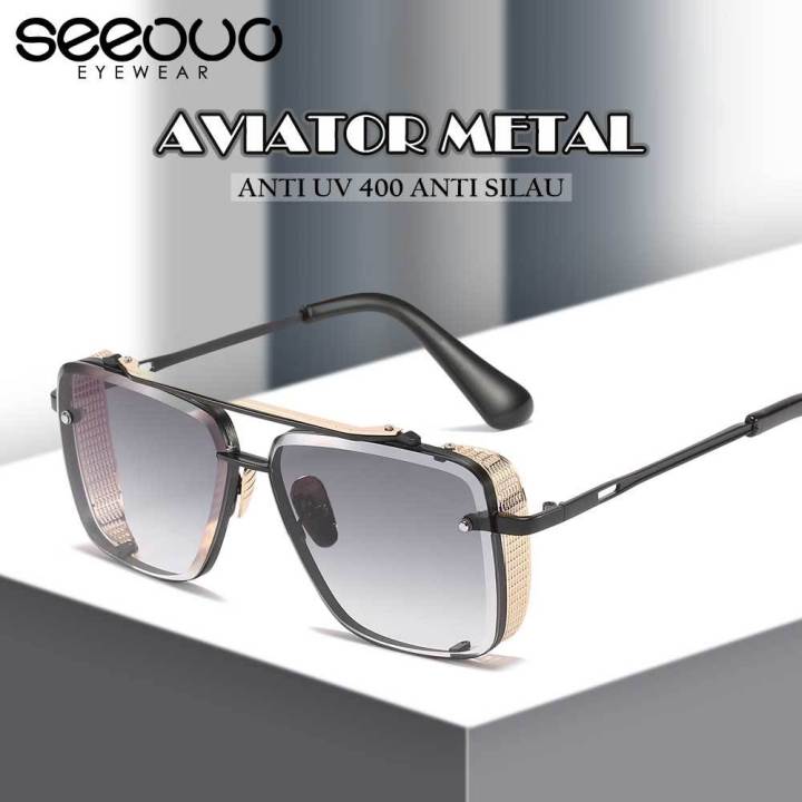 Kacamata Anti Silau Uv 400 Seeouo Sunglasses Anti UV 400