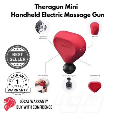 Theragun Mini - Handheld Electric Massage Gun Muscle Deep Tissue Portable Percussion Massager QuietForce Tech - 1st Gen