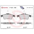 ORIGINAL BREMBO PEUGEOT 508 GT 2.2 TURBO (DIESEL) BRAKE PAD FRONT (DEPAN) & REAR (BELAKANG). 