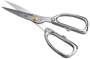 Nooning กรรไกรตัดเนื้ออาหาร กรรไกรสแตนเลสSK-5 กรรไกรครัว kitchen scissors ขนาด 8 นิ้ว เหมาะตัดเนื้อ/อาหาร/ตกแต่งสวน/อุปกรณ์สำนักงาน