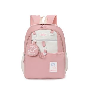 tas ransel sekolah Ransel Warna Bentrokan Angin Akademi Gadis Lucu tas sekolah Y2K aesthetic Backpack lucu korea tas ransel traveling wanita import korea style tas ransel sekolah cewek bag
