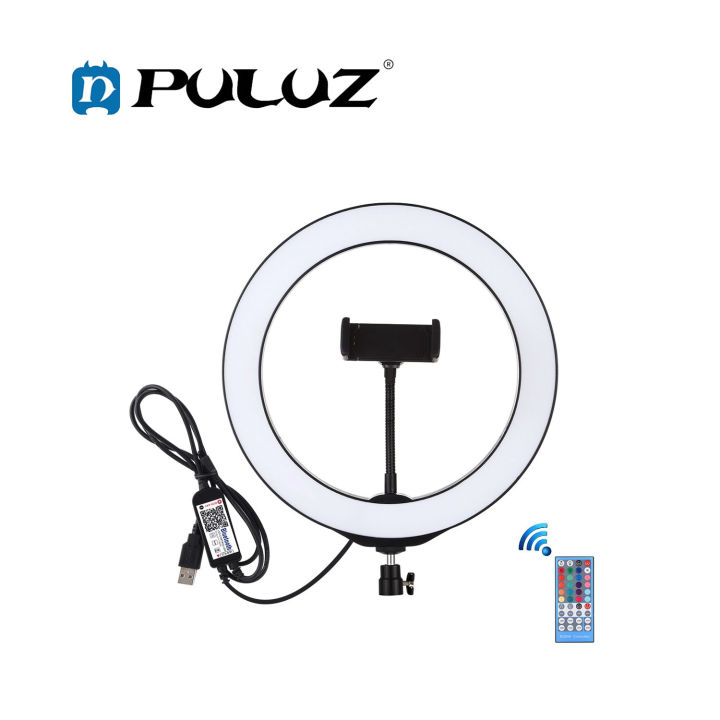 PULUZ PU430B inch 26cm USB RGBW Dimmable LED Ring Vlogging