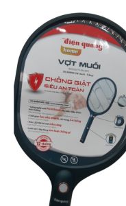 Điện Quang Siêu Nhẹ Vợt Muỗi Điện ĐD EMR09 GW Pin Lithium Chống Giật An Toàn