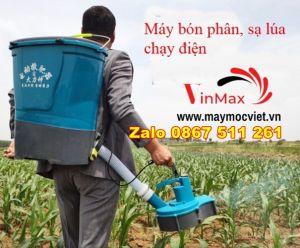 Máy phun thức ăn cho cá chạy điện tại Đồng nai