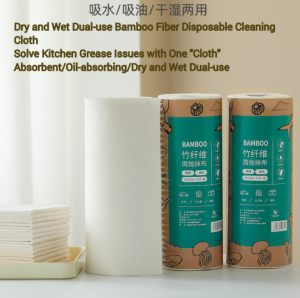 METHOD-Premium 282g Bamboo Fiber Dish Cloths Disposable Non-Greasy Kitchen Towels
