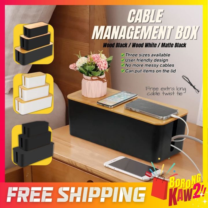 Cable Organizer Cable Management Box Cable Management Under Desk Wire