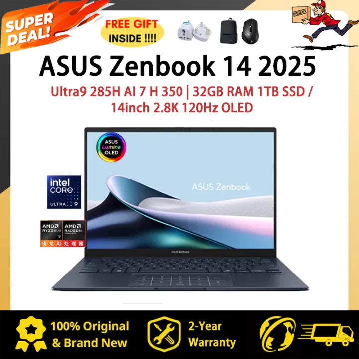 ASUS%20Zenbook%2014%202025%20UX3405CA%20UM3406K%20%7C%20ASUS%20Zenbook%20Laptop%20%7C%20ASUS%20Lingyao%2014%20%7C%20Ultra9%20285H%20AI%207%20H%20350%20%7C%2032GB%20RAM%201TB%20SSD%20/14inch%202.8K%20120Hz%20OLED%20%7C%20%E5%8D%8E%E7%A1%95%E7%81%B5%E8%80%8014%20-%20Image%202