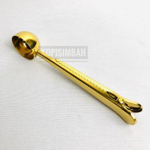 Sendok Takar Penjepit Bungkus Kopi Serbaguna Measuring Coffee Spoon