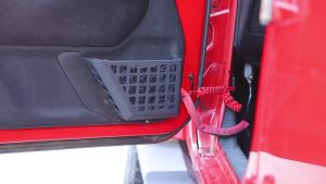 Cornerr JeCar Metal Front Rear Door Side Mesh Pocket Storage Organizer For Jeep Wrangler JK 2011-2017 2/4 Door Auto Accessories B8T9H