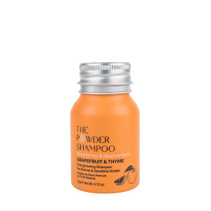 The Powder Shampoo Strengthening Shampoo For Normal & Sensitive Scalps - Thyme & Grapefruit - Full Size/Travel Size/Refi