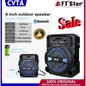 FT Star TP-8 Portable Sound Audio Wireless Speaker Digital Player