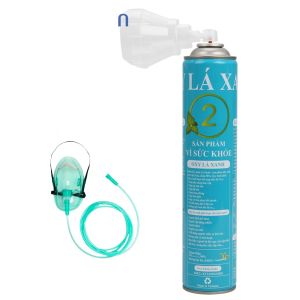 bình oxy lá xanh oxy mini cầm tay cung cấp oxy tinh  khiết cho cơ thể khi thiếu oxy