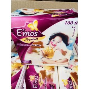 [Chính hãng] 10 gói giấy vuông Emos khổ lớn/khăn giấy vệ sinh/khăn ăn 330x330mm