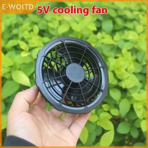 YUWO 1 Piece Outdoor Work Accessories 5V Cooling Fan For Air Conditioner Cooling Vest Jacket Air Conditioning Clothing Wearable Cool Fan