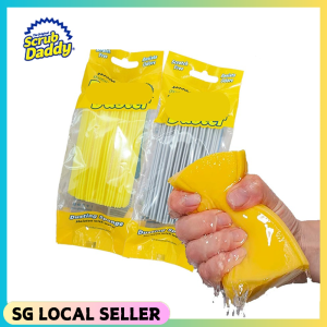 SG READY STOCK Scrub Daddy Multipurpose Damp Duster Reusable Sponge PVA Magic Sponge Dust Dirt Cleaner Easy to Wash