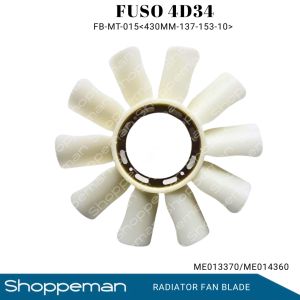 FUSO 4D34 RADIATOR FAN BLADE 430mmx137x153 10 BLADES ME013370 ME014360 FB-MT-015