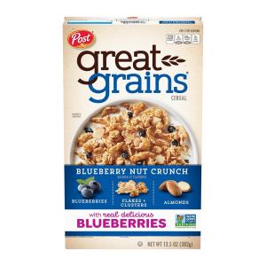 Post Great Grains Blueberry Morning Cereal