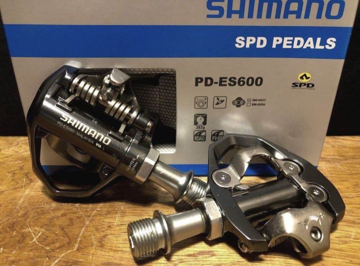 Shimano PD ES600 Cleat Pedals (100% Original) Platform Pedals For