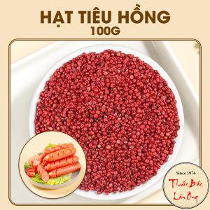 Hạt tiêu hồng 100g hoa tiêu Tứ Xuyên cay tê tiêu chín đỏ thơm sạch - Lãn Ông