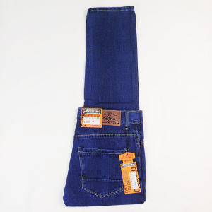 Celana Jeans Panjang Basic Casual Pria Regular Fit Material 100% Midweight Denim