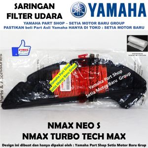 Saringan Filter Udara Elemen Element Assy New Nmax N Max Turbo Tech Max Neo S Asli Yamaha Surabaya