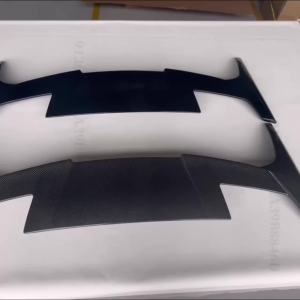 kkmf Racing Sport Rear Roof Spoiler Wing Body Kit Tail Airfoil Deflector Tuning Boot Lip For Model 3 Y 2016-2024 Tesla B3K9H