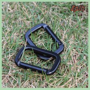 [Epih] 1PC Square-Ring Carabiner Buckles Spring Carabiners Snap Hooks Clip Keychain Outdoor Backpack Pendant Buckles Camping Tools