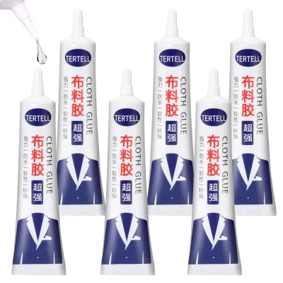YESPERY 1/3/6Pcs Multi-use Fabric Glue Fast Tack Dry Sewing Glue Jeans Clothing Leather Repair Solution Sewing Repairing Tool