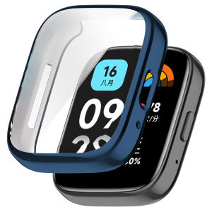 TPU Case for Redmi Watch 4 All-Around Bumper Cover Soft Screen Protector for Xiaomi Smartwatch Redmi Watch 3 Active