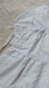 Gamis Anak putih Manasik Haji // Gamis Anak Perempuan Canda Renda usia 4-12 tahun