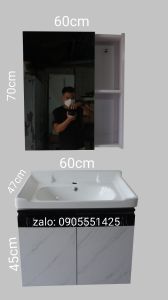 Bộ lavabo tủ KÈM  tủ gương phòng tắm.Tủ lavabo. Tủ gương soi. Thiết bị vệ sinh.