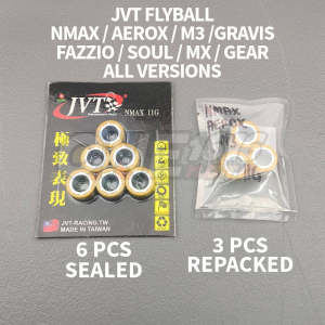 JVT FLYBALL SET FOR NMAX/AEROX/M3/SOUL/MX/GEAR/GRAVIS/FAZZIO 6 PCS AND 3 PCS REPACKED