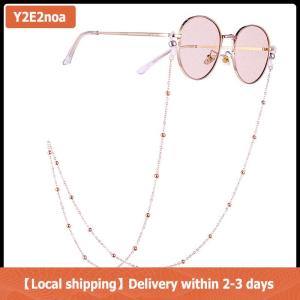 【Local shipping】 New Women Gold Eyeglass Chains Sunglasses Reading Beaded Eyewears Cord Neck Rope