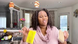 Biodegradable Natural Kitchen Sponge - Compostable Cellulose and Coconut Walnut Scrubber Sponge (24 Pack)