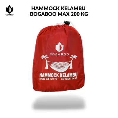 Hammock Kelambu BOGABOO Size 270x150 cm Full Bartex - Ayunan Gantung Dewasa Besar