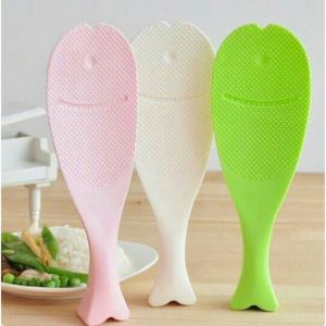 Promo Centong Sendok Nasi Rice Cooker Spoon Ikan Fish Berdiri Souvenir Pernikahan UNIK Alat Makan