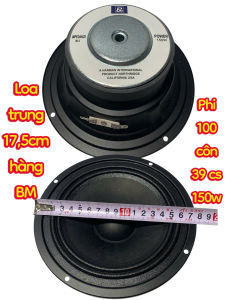 Loa trung kín 17cm hàng BM - giá 1 cái  từ 100 côn 39 gân vải 2 xếp