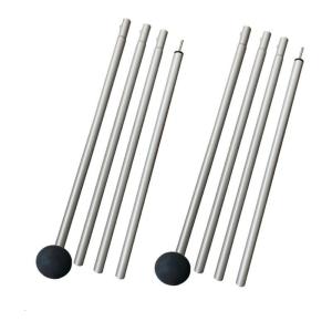 2Pcs Outdoor Camping Poles Replacement Brackets Folding Beach Tent Poles Folding Beach Tents Part for Camping Hiking